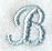 Flair Script Letter B (3 Inch)