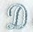 Flair Script Letter D (3 Inch)