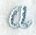 Flair Script Lower Case Letter a (3 Inch)