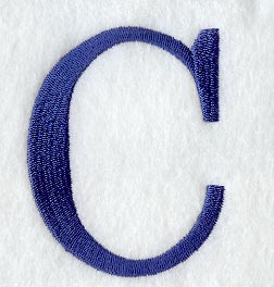 Schoolbook Letter C (3 Inch)