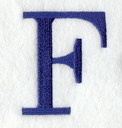 Schoolbook Letter F (3 Inch)