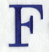 Schoolbook Letter F (3 Inch)