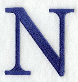 Schoolbook Letter N (3 Inch)