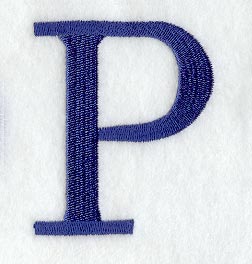 Schoolbook Letter P (3 Inch)