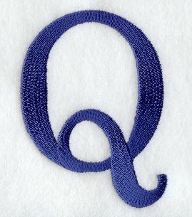Schoolbook Letter Q (3 Inch)