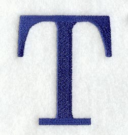 Schoolbook Letter T (3 Inch)