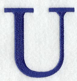 Schoolbook Letter U (3 Inch)