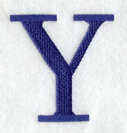 Schoolbook Letter Y (3 Inch)