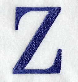 Schoolbook Letter Z (3 Inch)