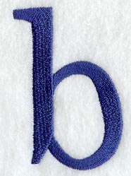Schoolbook Lower Case Letter b (3 Inch)