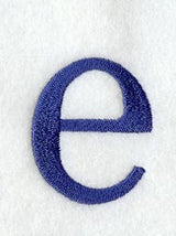 Schoolbook Lower Case Letter e (3 Inch)