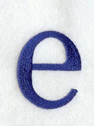 Schoolbook Lower Case Letter e (3 Inch)