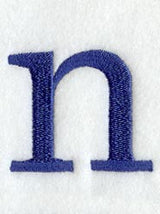 Schoolbook Lower Case Letter n (3 Inch)