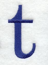 Schoolbook Lower Case Letter t (3 Inch)