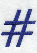 Schoolbook Number Sign (3 Inch)