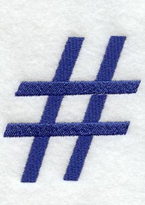 Schoolbook Number Sign (3 Inch)