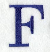 Schoolbook Letter F (3 Inch)