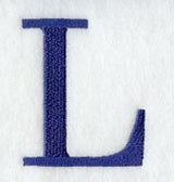 Schoolbook Letter L (3 Inch)
