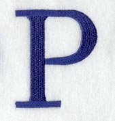 Schoolbook Letter P (3 Inch)