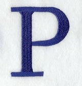 Schoolbook Letter P (3 Inch)