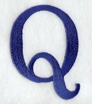 Schoolbook Letter Q (3 Inch)