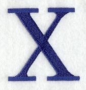 Schoolbook Letter X (3 Inch)
