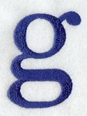 Schoolbook Lower Case Letter g (3 Inch)