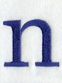 Schoolbook Lower Case Letter n (3 Inch)