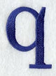 Schoolbook Lower Case Letter q (3 Inch)