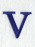 Schoolbook Lower Case Letter v (3 Inch)