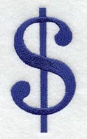 Schoolbook Dollar Sign (3 Inch)
