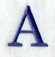 Schoolbook Letter A (3 Inch)