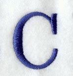 Schoolbook Letter C (3 Inch)