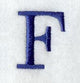 Schoolbook Letter F (3 Inch)