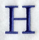 Schoolbook Letter H (3 Inch)