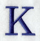 Schoolbook Letter K (3 Inch)