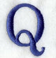 Schoolbook Letter Q (3 Inch)