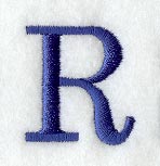Schoolbook Letter R (3 Inch)