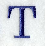 Schoolbook Letter T (3 Inch)
