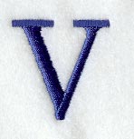 Schoolbook Letter V (3 Inch)