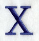 Schoolbook Letter X (3 Inch)