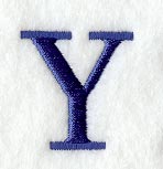 Schoolbook Letter Y (3 Inch)