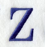 Schoolbook Letter Z (3 Inch)