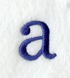 Schoolbook Lower Case Letter a (3 Inch)