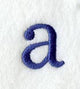 Schoolbook Lower Case Letter a (3 Inch)