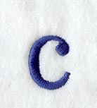Schoolbook Lower Case Letter c (3 Inch)