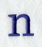 Schoolbook Lower Case Letter n (3 Inch)