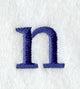 Schoolbook Lower Case Letter n (3 Inch)