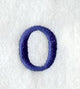 Schoolbook Lower Case Letter o (3 Inch)