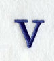 Schoolbook Lower Case Letter v (3 Inch)